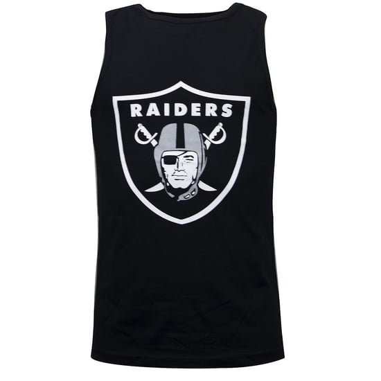 Fanatics Oakland Raiders para hombre chaleco negro - Image 1