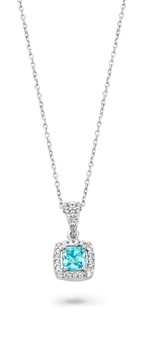 Orphelia 'Faustine' Women's 925 Sterling Silver Chain with Pendant - Silver ZH-7199/TO - Image 4