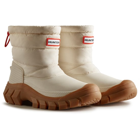 Hunter Intrepid Nylon Women's White Willow/Gum Wellington Boots - Image 1
