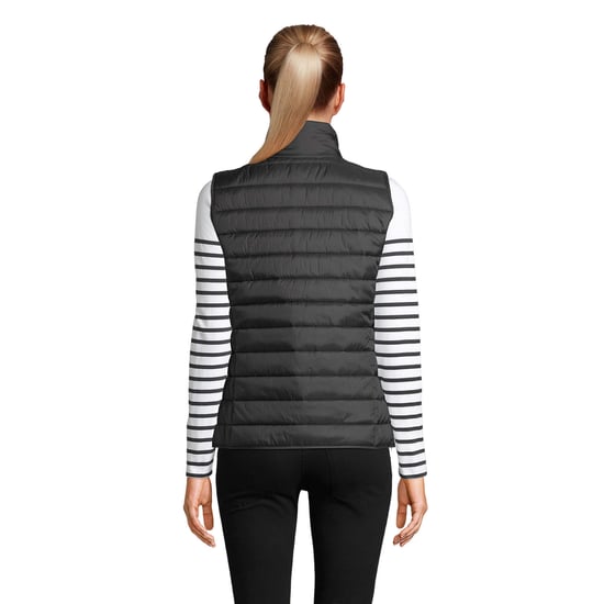 SOLS Womens/Ladies Wave Lightweight Body Warmer (Black) - Image 2