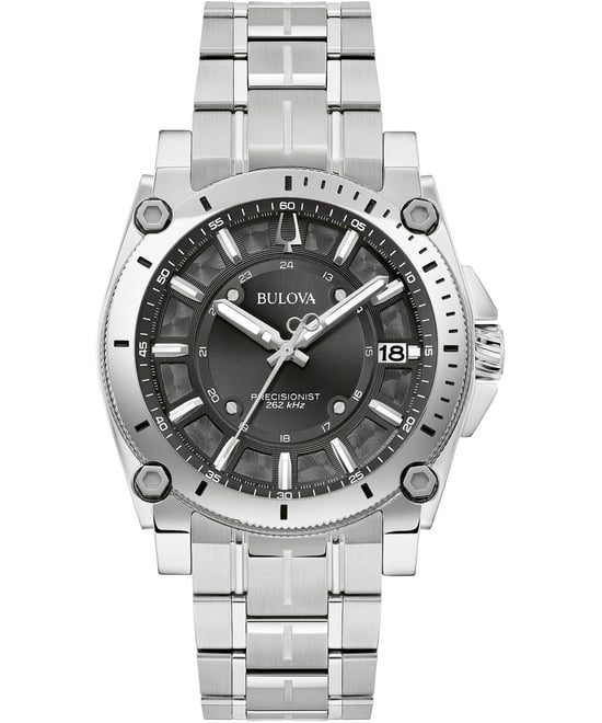 Bulova Precisionist Icon Men's Silver Watch 96B417 - Image 1