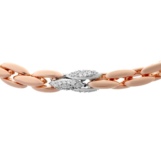 Orphelia Women's 925 Sterling Silver Necklace - Rose ZK-7159 - Image 3