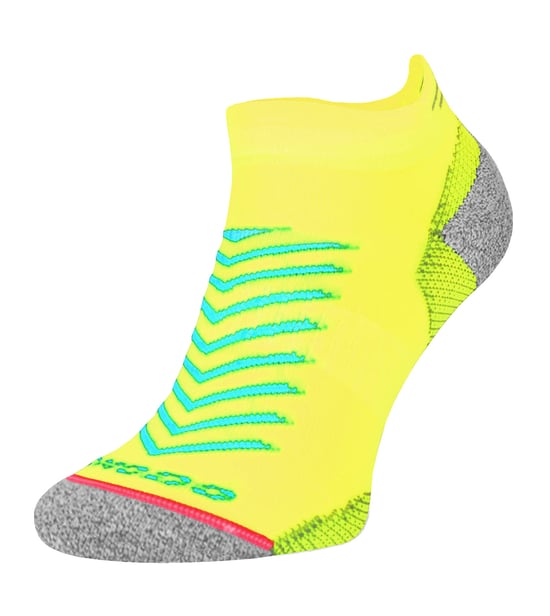 Comodo - Calcetines Hi Viz Running - Calcetines deportivos ligeros anti-ampollas - Amarillo Neón - Image 1