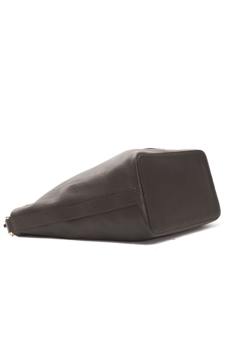 Bolso de hombro de cuero marrón para mujer Donatella Pompei - Image 4