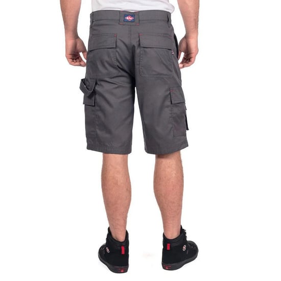 Lee Cooper Mens Classic Cargo Shorts (Grey) - Image 2