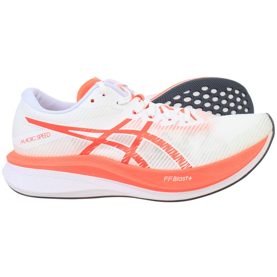 Asics Magic Speed 3 Womens White Running Shoes - Image 4