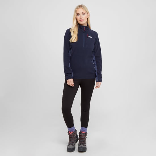 OEX Women's Ardmore Half Zip Fleece with Chest Pocket, Warm & Lightweight Mid-layer