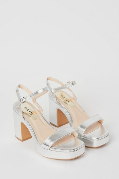 Maddie Platform High Block Heeled Sandals - Image 3