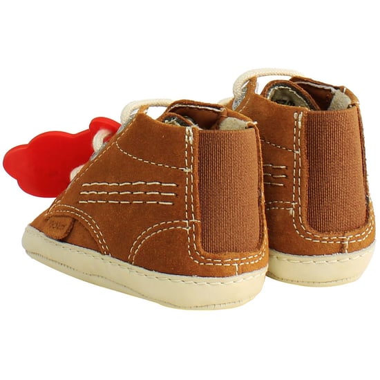 Kickers Hi Crib zapatos marrones para niños - Image 3