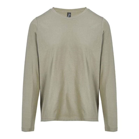 SOLS Womens/Ladies Monarch Long-Sleeved T-Shirt (Khaki) - Image 1