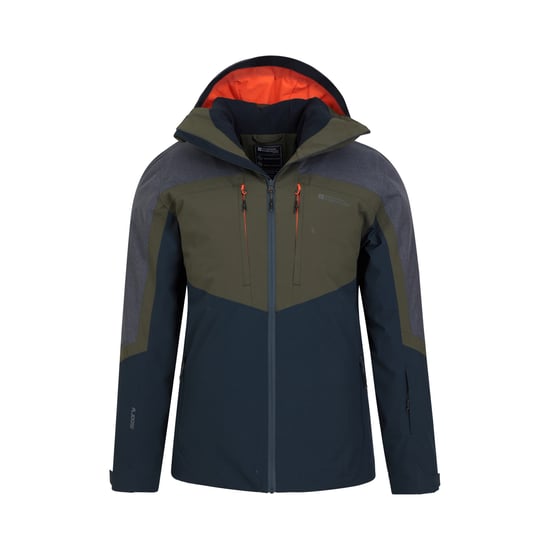 Mountain Warehouse Mens Anton Waterproof Ski Jacket (Khaki Green) - Image 5