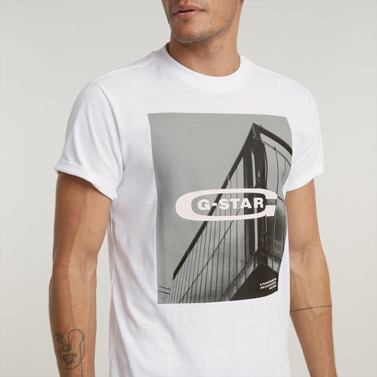 G-Star RAW HQ Old School Logo Lash T-Shirt - Image 5