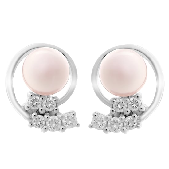 Orphelia 'Alanna' Women's 925 Sterling Silver Stud Earrings - Silver ZO-7117 - Image 1