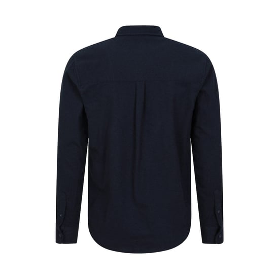 Mountain Warehouse Mens Trace Flannel Long-Sleeved Shirt (Navy)