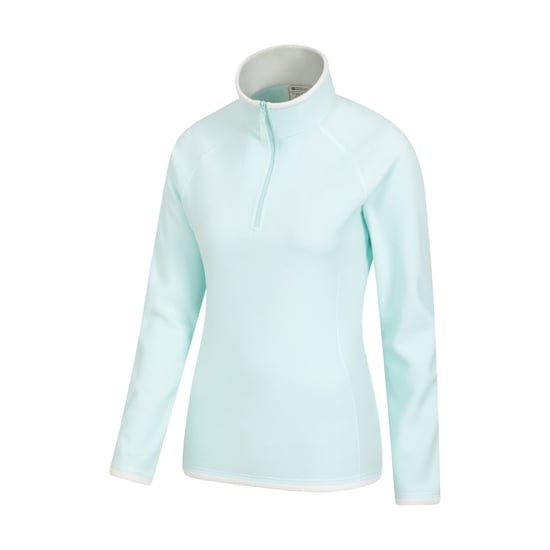 Mountain Warehouse Womens/Ladies Montana Half Zip Fleece Top (Mint) - Image 4
