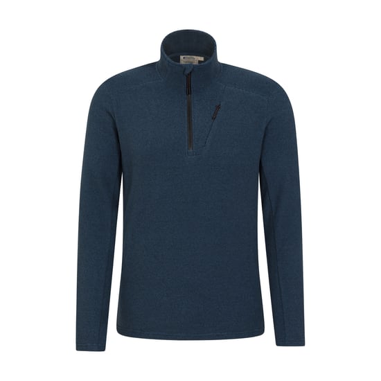 Mountain Warehouse Mens Ridge Half Zip Fleece Top (Blue) - Image 1