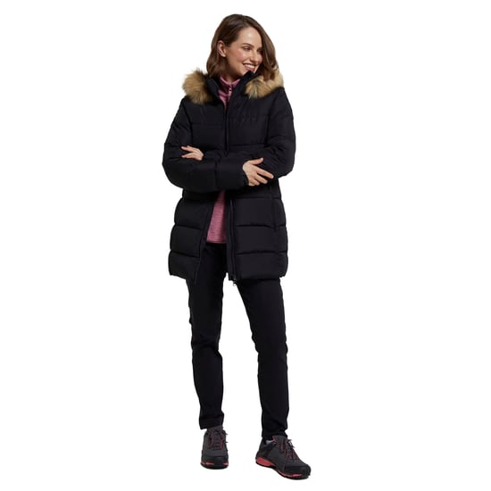 Mountain Warehouse Womens/Ladies Nola Long Padded Jacket (Black) - Image 5