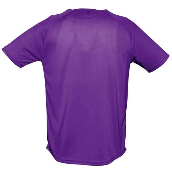 SOLS Mens Sporty Raglan T-Shirt (Dark Purple) - Image 2