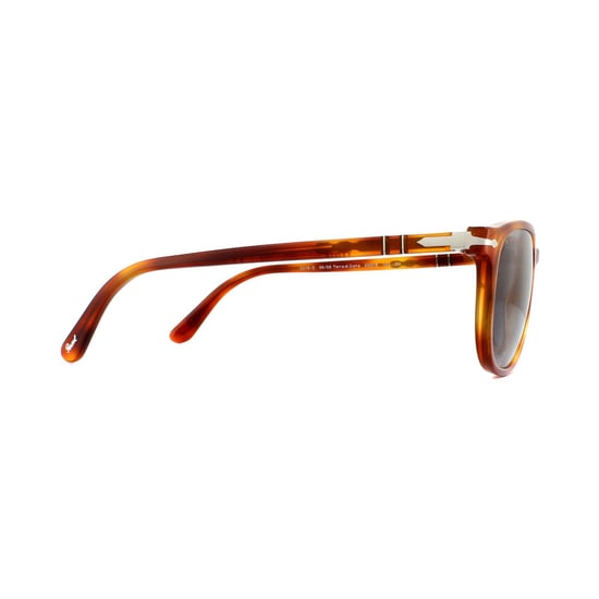 Gafas de sol Persol Rectangulares para Hombre Terra Di Siena Azul Claro - Image 4
