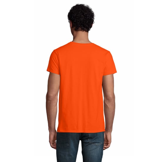 SOLS Mens Pioneer Organic Cotton T-Shirt (Orange) - Image 2