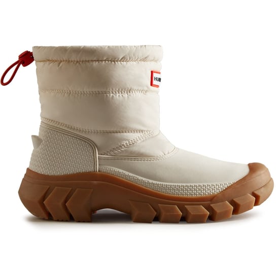 Hunter Intrepid Nylon Women's White Willow/Gum Wellington Boots - Image 4