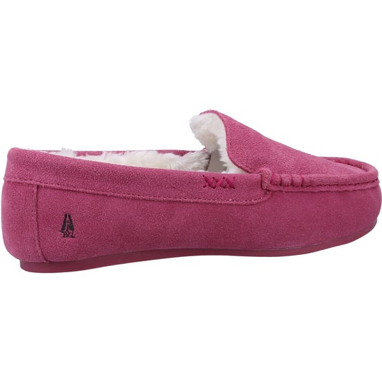 Hush Puppies Annie Mocassin Suede Women's Pink Slippers - Image 2