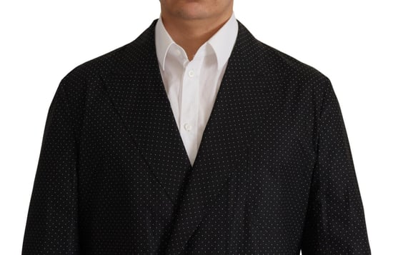 Blazer de Algodón Negro con Lunares de Dolce & Gabbana para Hombre - Image 4