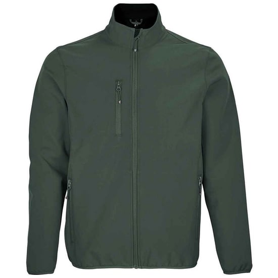 SOLS Mens Falcon Recycled Soft Shell Jacket (Forest Green) - Image 1