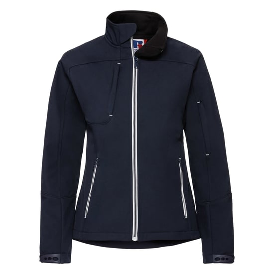 Russell Women/Ladies Bionic Softshell Jacket (French Navy) - Image 1