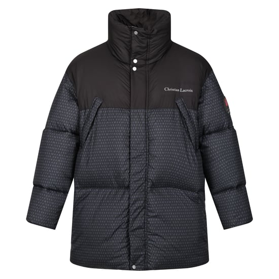 Regatta Mens Christian Lacroix Barbegal Printed Padded Jacket (Black)