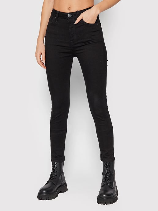 Lee - JEANS - SUPER SKINNY HIGH WAIST BLACK RINSE