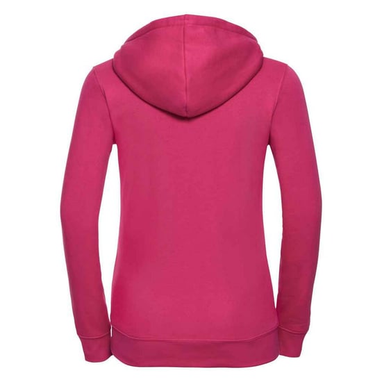Russell Womens/Ladies Authentic Full Zip Hoodie (Fuchsia) - Image 2