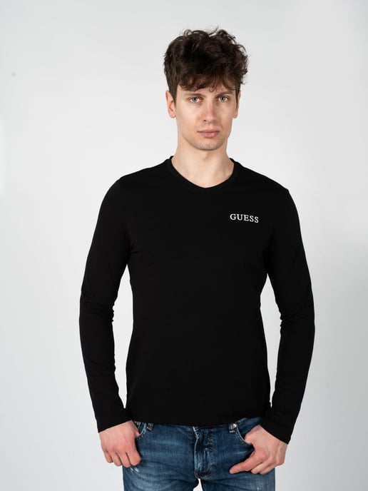 Guess Longsleeve del hombre negro - Image 3
