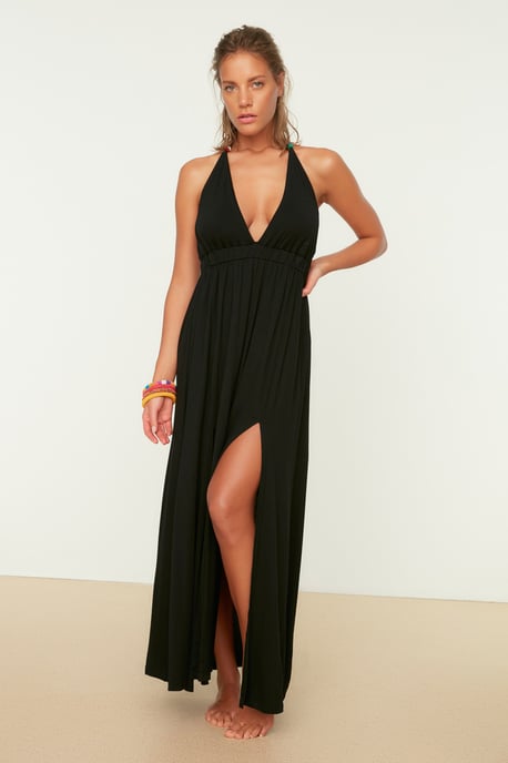 Trendyol Women's V Neck Maxi Dress - Image 2
