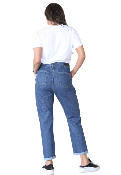 Vaqueros Boyfriend para mujer de MYT en azul - Image 5