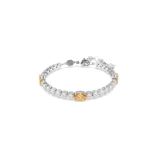 Swarovski 'Matrix' Women's Base Metal Bracelet - Silver 5666425 - Image 1