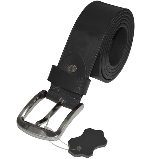 Kruze Mens Cinturón de cuero negro - Image 1