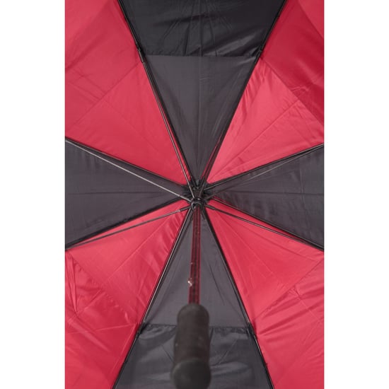 Mountain Warehouse Stripe Golf Umbrella (Black/Red) - Image 4