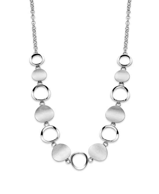 Orphelia Women's 925 Sterling Silver Set: Chain + Bracelet - Silver SET-025 - Image 2