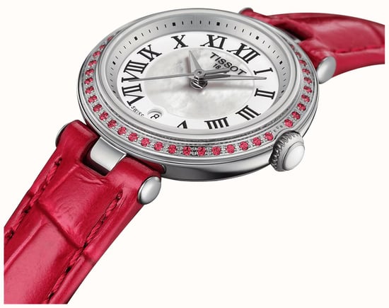 Tissot Bellissima Women's Red Watch T1260106611300 - Image 3