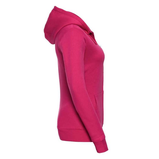 Russell Womens/Ladies Authentic Full Zip Hoodie (Fuchsia) - Image 3