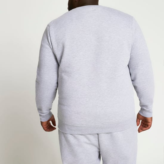 River Island Mens Sweatshirt Top Big & Tall - Grey