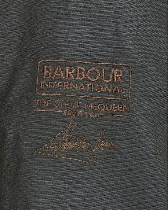 Chaqueta de Cera para Hombres Barbour International Workers - Image 5