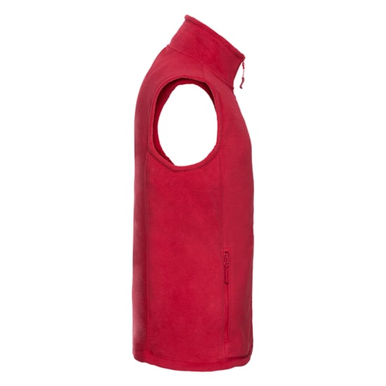 Russell Mens Fleece Outdoor Gilet (Classic Red) - Image 3
