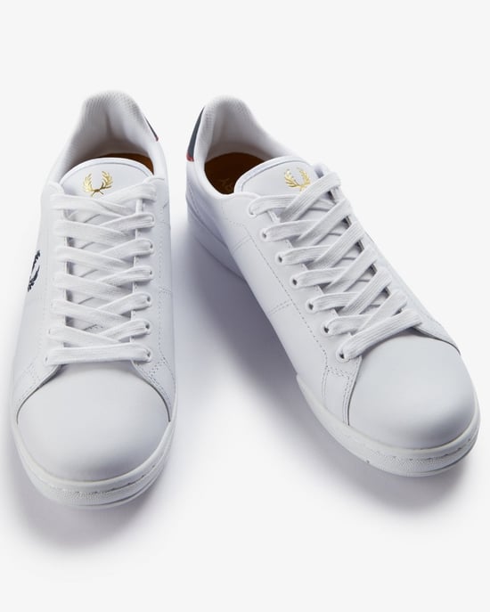 Fred Perry B722 Mens Leather Trainers NOS - Image 5