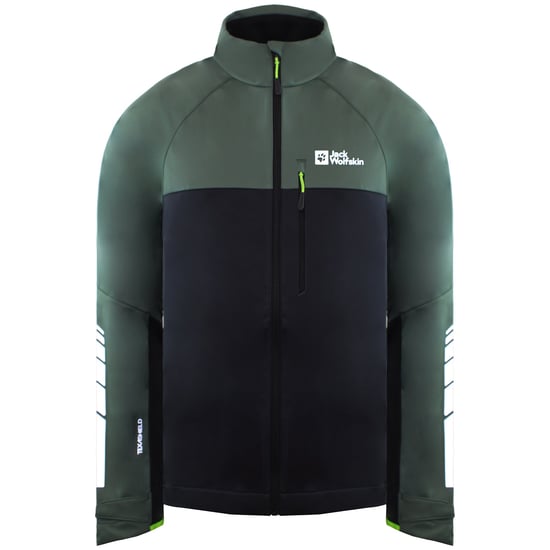 Jack Wolfskin Morobbia Mens Navy/Green Jacket - Image 1