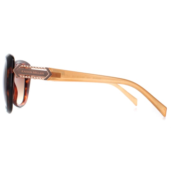 Karen Millen Butterfly Womens Dark Tortoise Brown Gradient KM5049