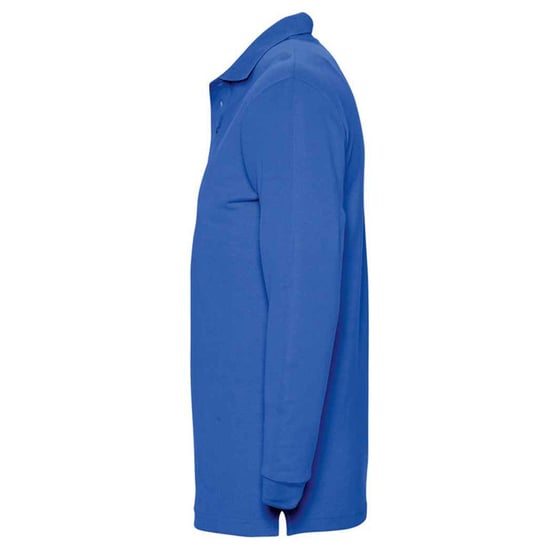 SOLS Unisex Adult Winter II Long-Sleeved Polo Shirt (Royal Blue) - Image 3