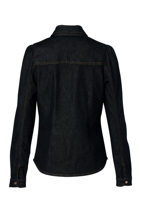 Caroline Tensen Rana Blouse Denim Zwart - Image 5