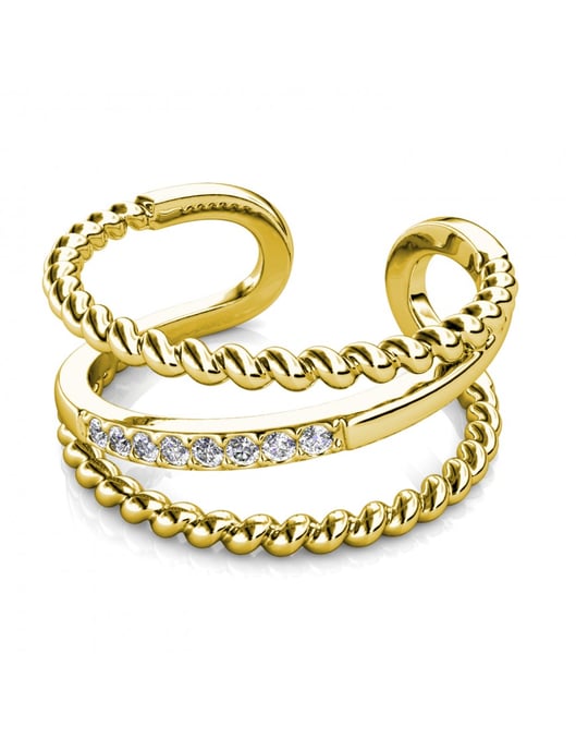 Anillo Irving - Oro y Cristal - Image 4